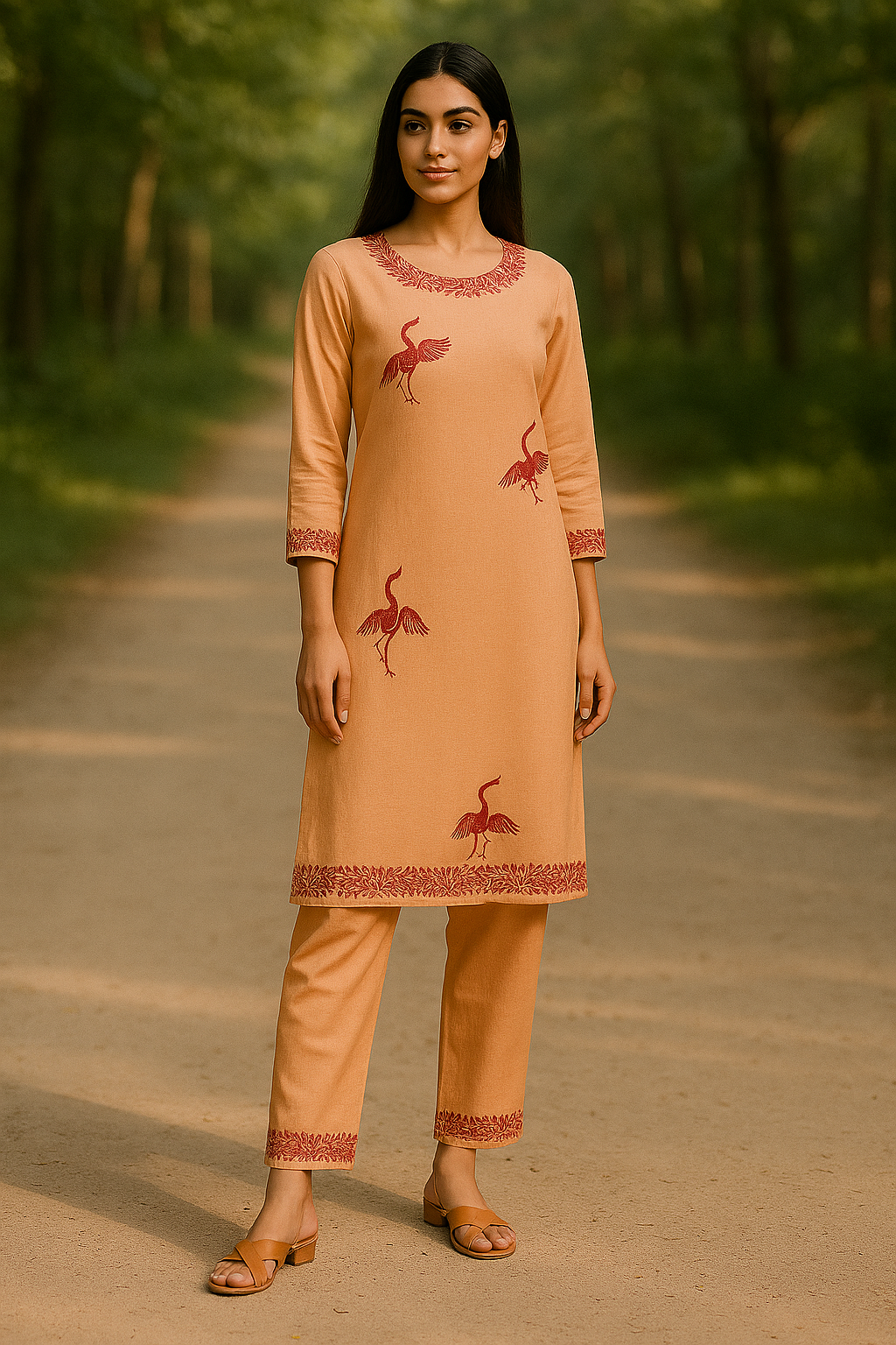 Dola Silk Coord Set