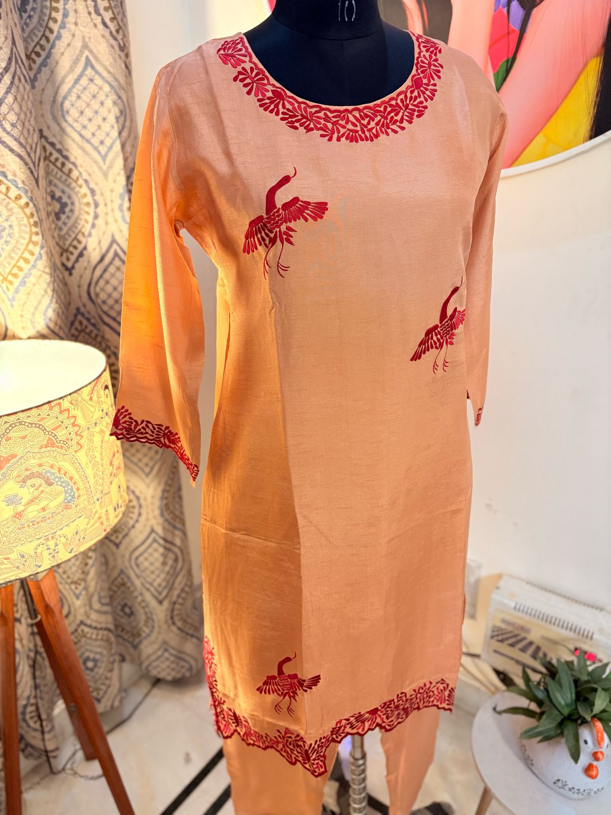 Dola Silk Coord Set