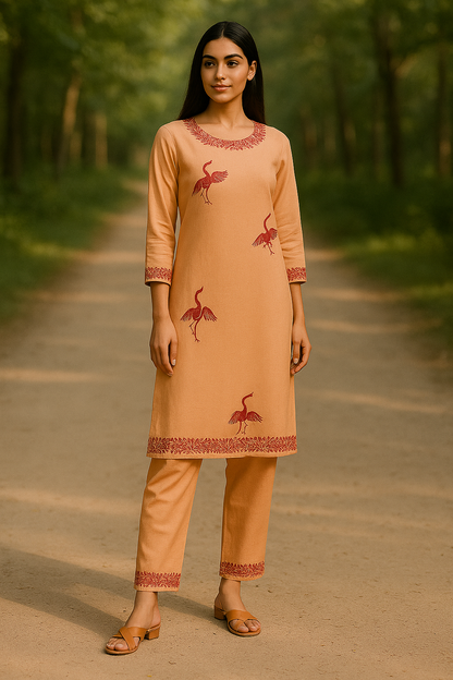 Dola Silk Coord Set