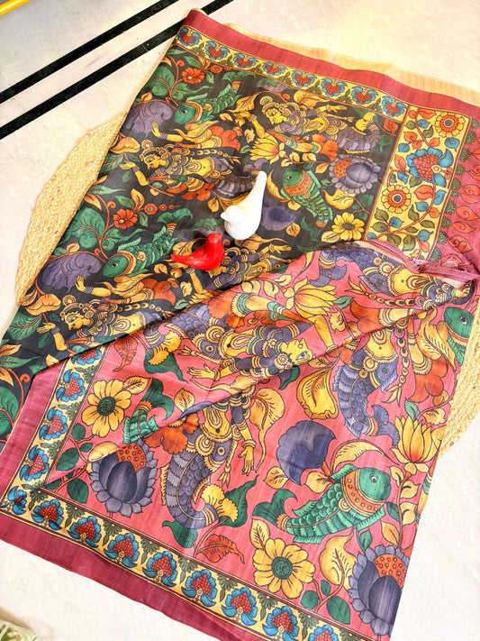 Chennur Silk Kalam Kari Saree